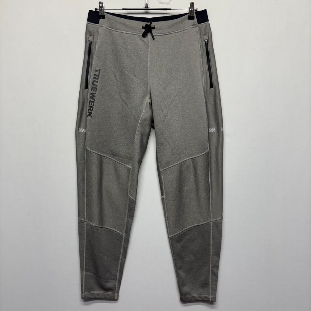 Truewerk Men M2 Transit Pants Size Large Gray Jogger Sweatpants D122 -10